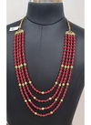 Red Mala Indian Sparkly Designer For Party And Functions Wedding Wear Latest New Mala Collection 1234